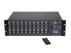 Omnitronic RM-1422FX mikserivahvistin 2x 400W